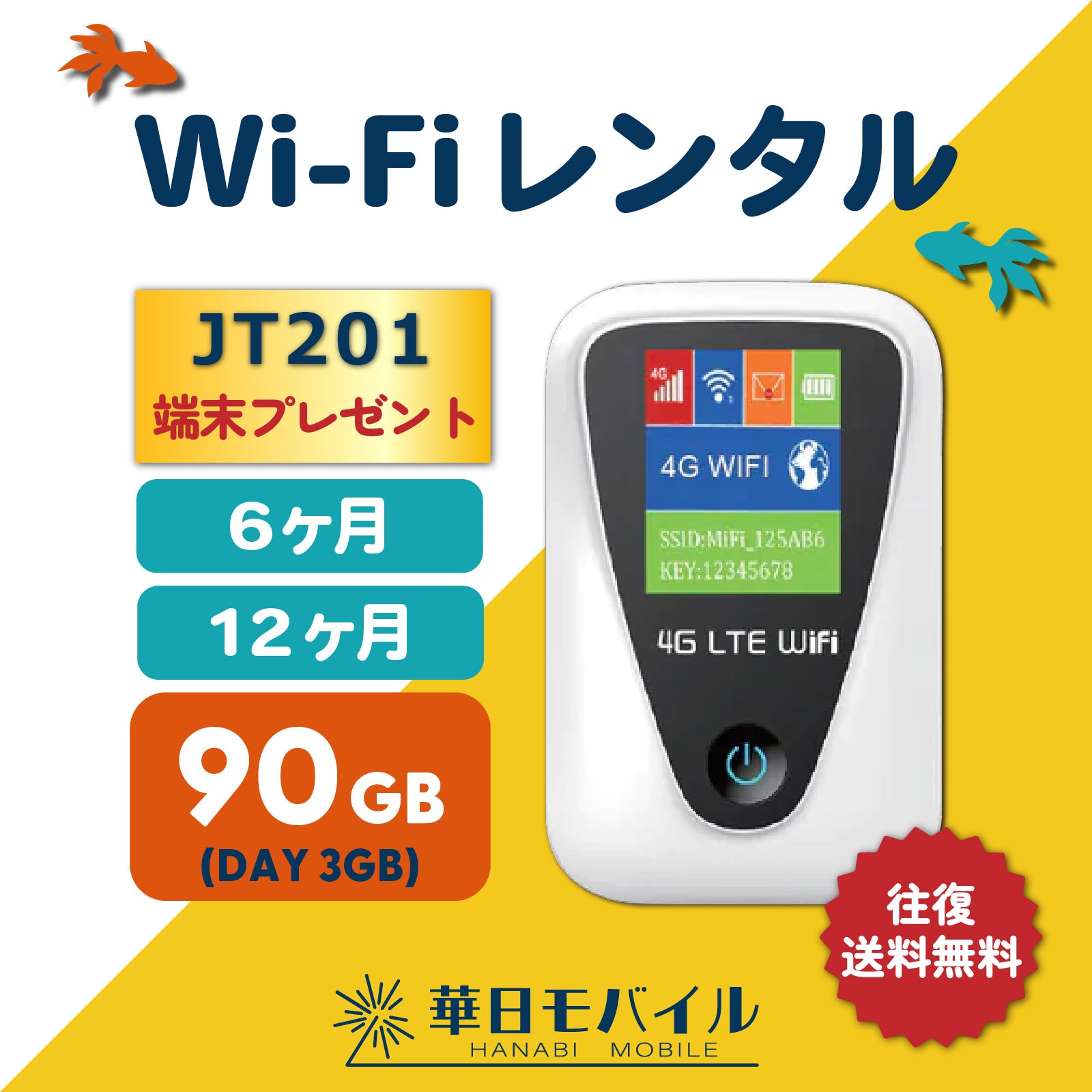 JT201 90GB Rental Plan